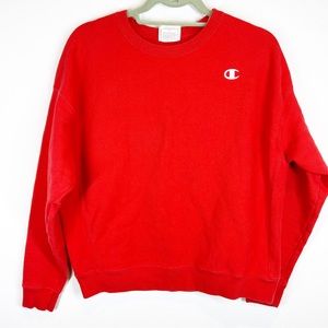 Champion Red Sweatshirt